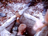 Tunnel rat on the way to work.